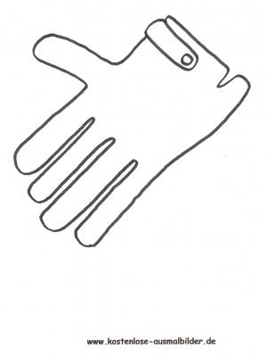 Handschuh Malvorlage Coloring And Malvorlagan