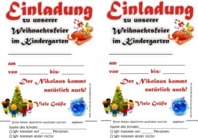 Malvorlagen Ausmalbilder Einladung Weihnachtsfeier Kindergarten Bunte Einladungen Fur Weihnachten