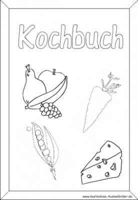 Malvorlage Kochbuch