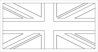 Malvorlage Flagge Grossbritannien Coloring And Malvorlagan