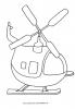 Ausmalbild Hubschrauber