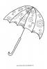 Ausmalbild Regenschirm