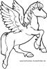 Malvorlage Pegasus Pferd