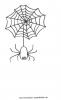 Ausmalbild Spinne