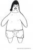 Patrick von Spongebob Ausmalbild