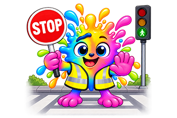 Plixi erklärt Verkehrserziehung für Kinder